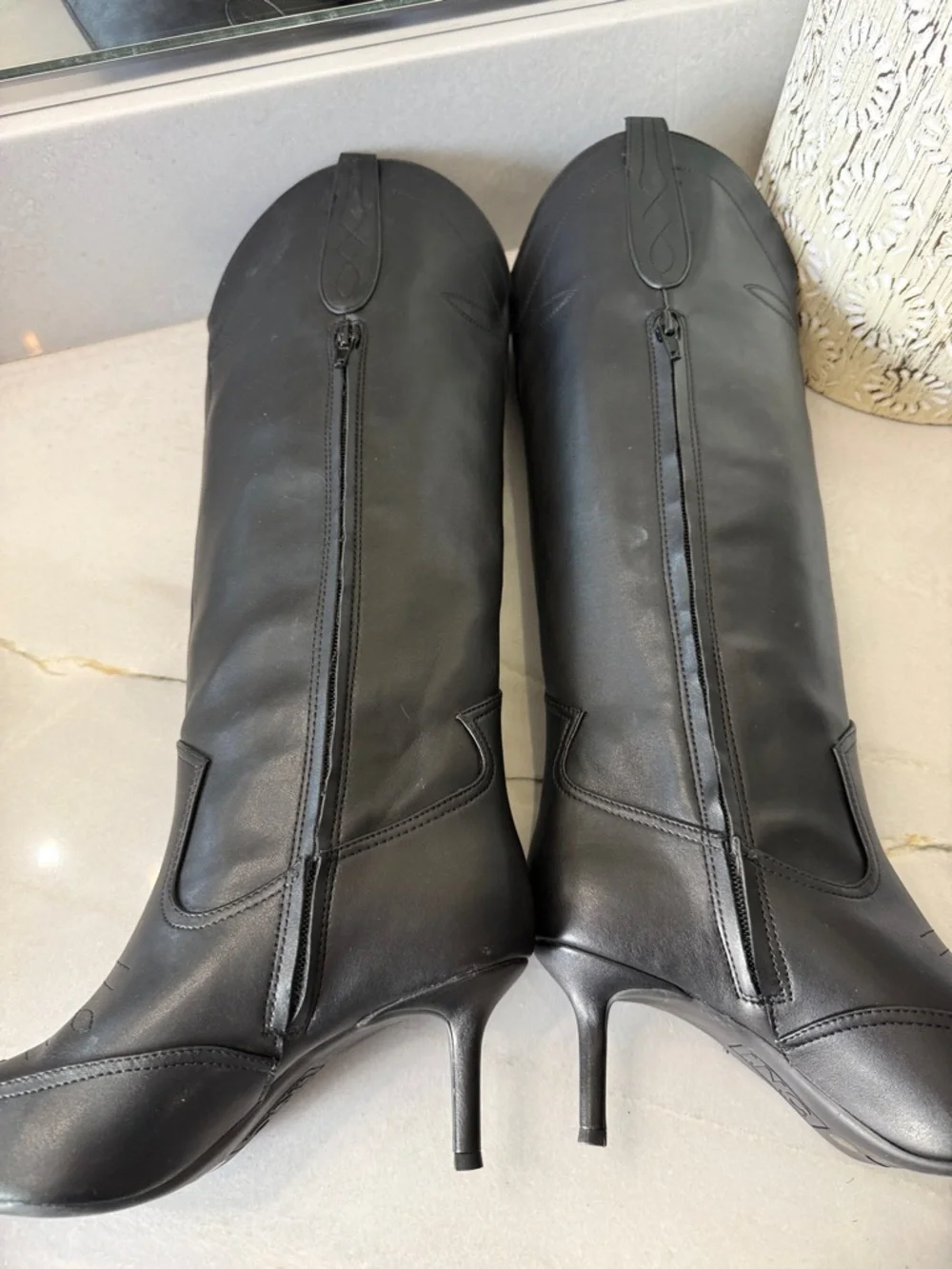I.N.C. International Concepts NWOB Women's Hayleigh Mid-Heel Cowboy Boots 7.5
